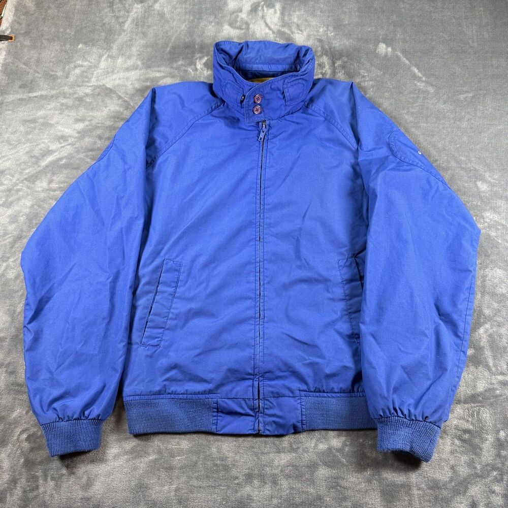 VTG 80s Credentials Casual Sportswear Jacket Blue Youth Size XL (18-20)